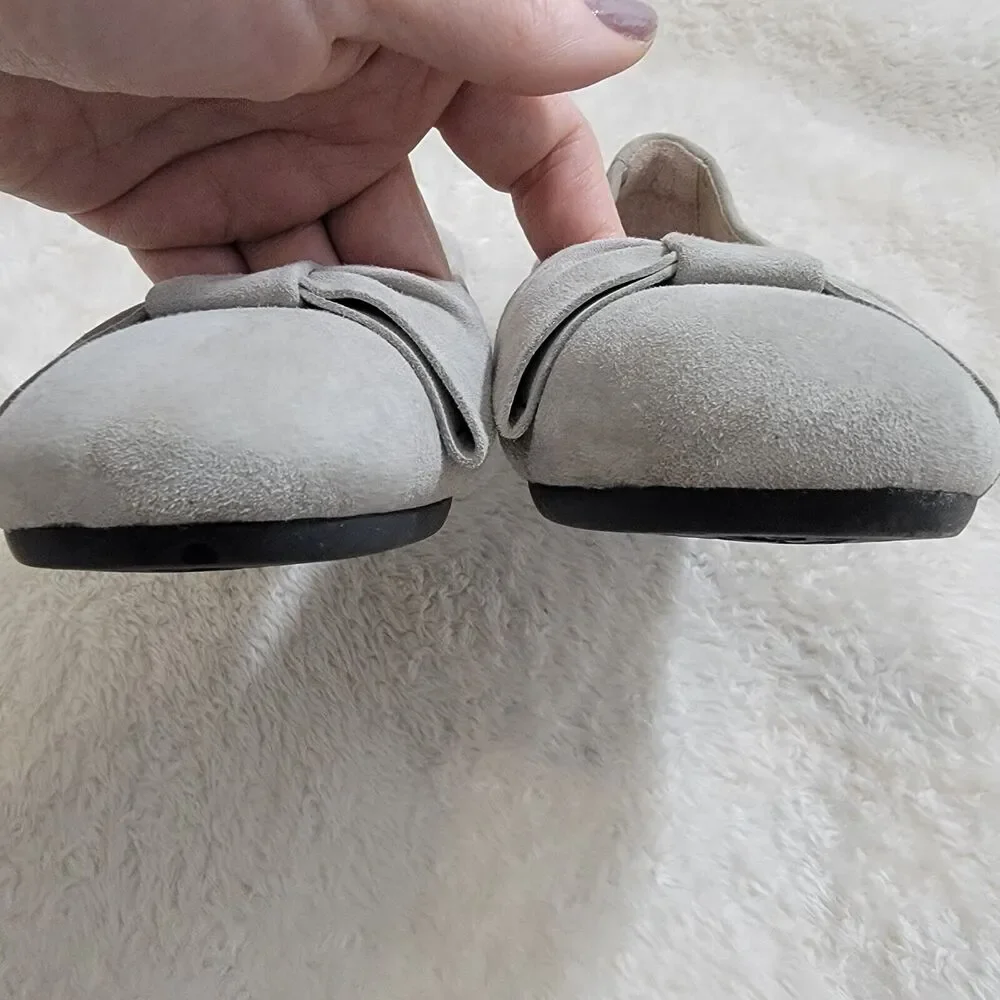 Dansko Lina Stone Suede Ballet Bow Flats‎ Comfort Size EU 36 US 5.5-6 EUC